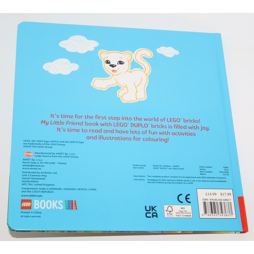 LEGO Duplo My Little Friend Activity Coloring Book STORY GIRAFFE Bricks Set NEW - Picture 5 of 5